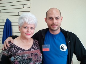 Me and my mom at Tai Chi Open House May 4th, 2013